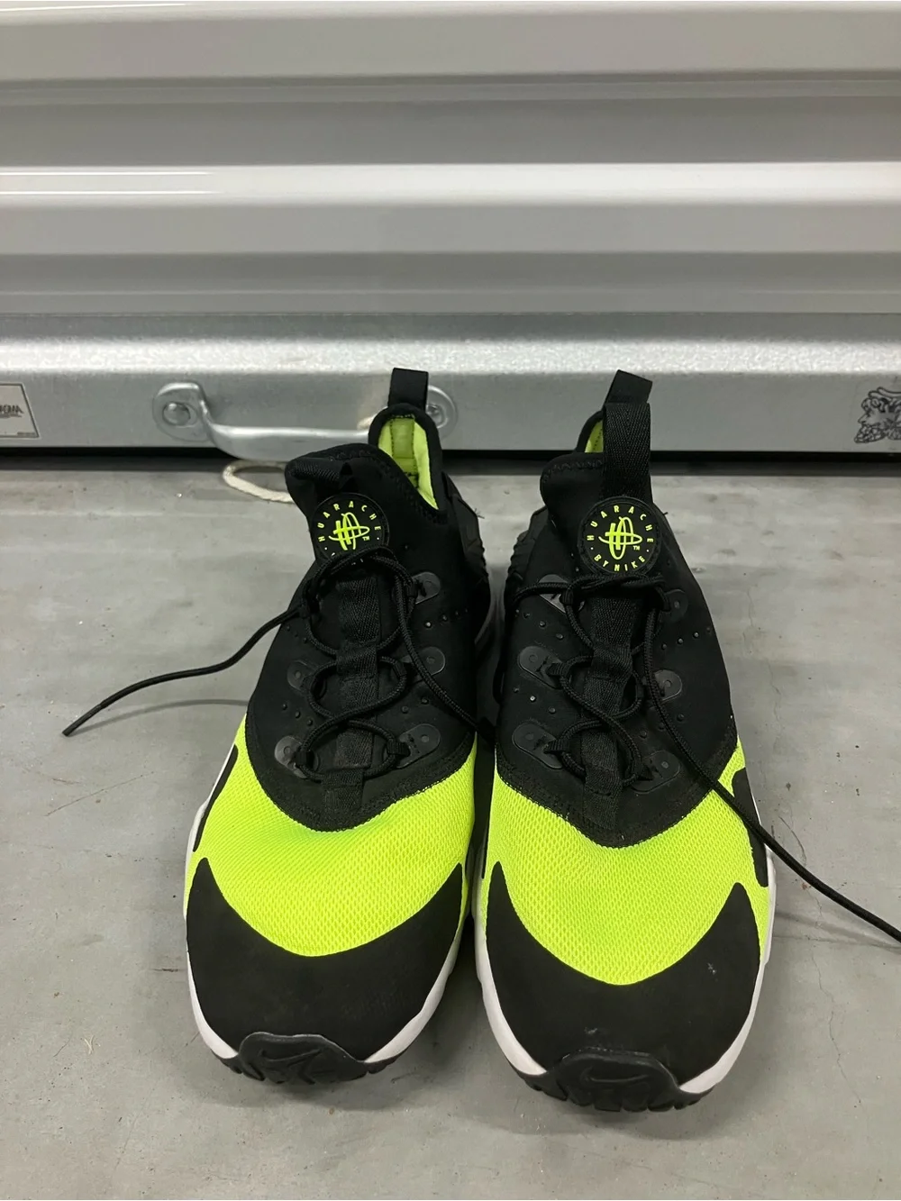 AIR HUARACHE DRIFT 'BLACK VOLT' Boys 7